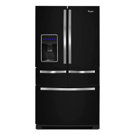 whirlpool refrigerators bottom freezer black